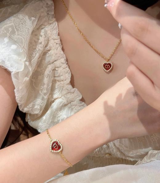 Dior 围珠爱心项链（XTY） 商品图0