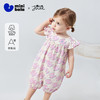 [纯棉]迷你巴拉巴拉婴儿连体衣柔软亲肤艺术小飞袖外出爬服2026夏 商品缩略图0