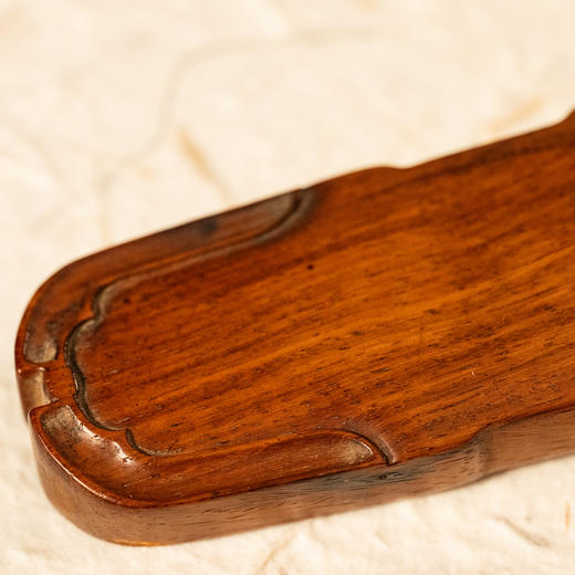 清	黄花梨琴形臂搁 商品图3