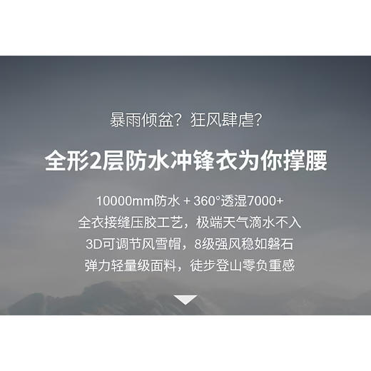 【门店同款】男士连帽三防夹克可拆卸内胆防风透气户外百搭冲锋衣 商品图3