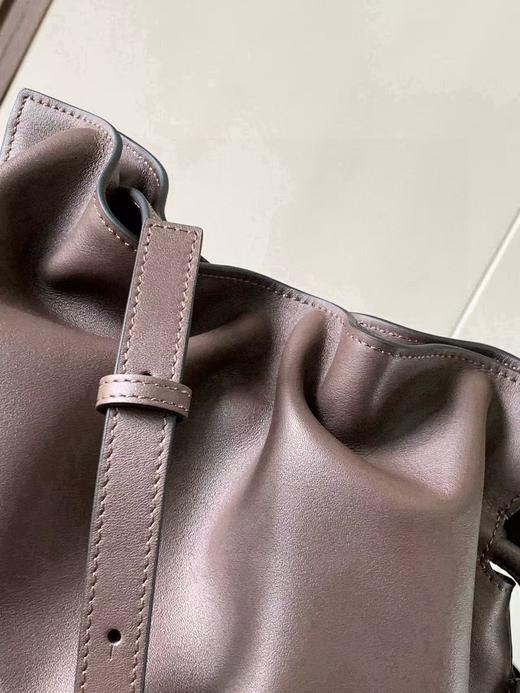 罗意威 纳帕牛皮革Flamenco手拿包福袋 中号 巧克力色（LZ） 商品图7