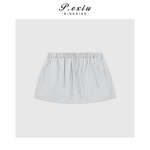 03-5潘依绣丁丁宠粉时髦显瘦松紧腰抽绳半身裙Q7562 商品图0