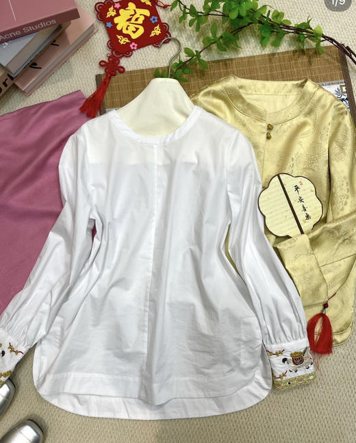 原单重磅刺绣碰撞国风衬衫 商品图5