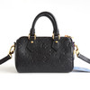 【95新】LV路易威登NANO SPEEEDY M82450黑色全皮压花nano speedy 单肩斜挎手提包女士260326AK09 商品缩略图4