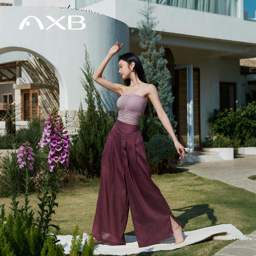 爱暇步瑜伽服抹胸2026春季新款无肩带美背防滑带胸垫bra瑜伽内衣 商品图4