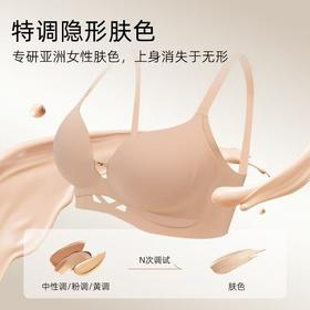 专研亚洲女性肤色【蝴蝶款聚拢无痕Bra】粉底液隐形无痕内衣 女士小胸聚拢显大 塑形收副乳防下垂上托文胸罩 上身消失无形