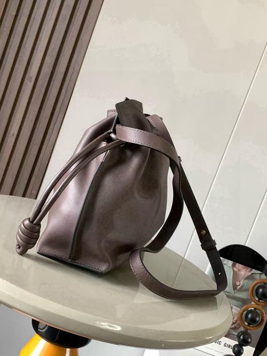 罗意威 纳帕牛皮革Flamenco手拿包福袋 中号 巧克力色（LZ） 商品图3