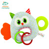 Happy Monkey动物造型带牙胶BB器手抓玩具 婴儿玩具O型手握摇铃 商品缩略图3