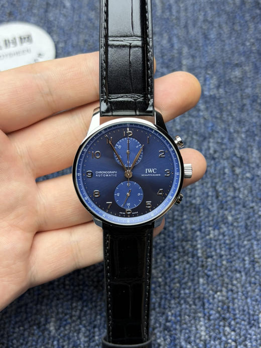 ZF万国葡萄牙计时系列IW371606 蓝色盘 ZF葡计V2版透底款 葡计背透款 丹东7750机 男士腕表 商品图1