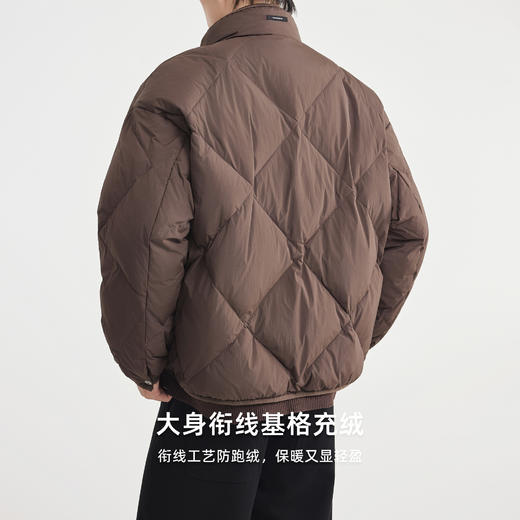 墨麦客男装2025年冬季新款双层立领假两件羽绒服男士户外御寒外套 商品图2