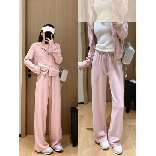 青柠苏打套装！270g云梯棉连帽卫衣+阔腿休闲裤2026早春新款！ 商品图3