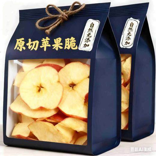 【鲜果制作！咔嚓酥脆】苹果脆片开袋即食苹果脆片休闲零食办公室下午茶香香脆脆苹果脆片。xa 商品图2
