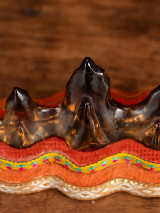 清	茶晶笔架山摆件 商品图4