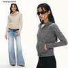 Ariseism黑标 羊毛混纺开衫毛衣外套女春秋新款上衣 商品缩略图0