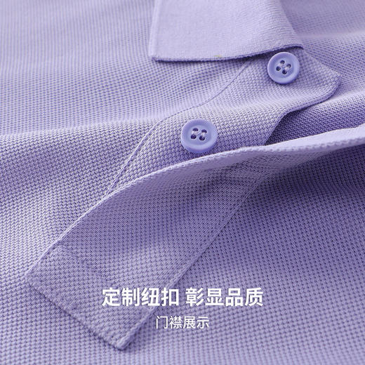 【100%棉&凉感抗菌】圣得西短袖POLO衫男款2026春季商务高级上衣 商品图6