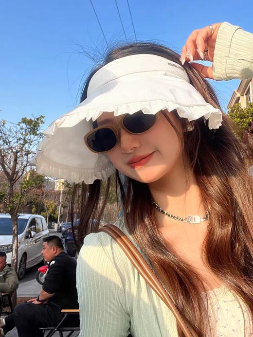 <曾小咸推荐>3.29 花边空顶遮阳帽 日常价79/件！ 活动价49/件！！【预售款，预计3-15天发货】 商品图9