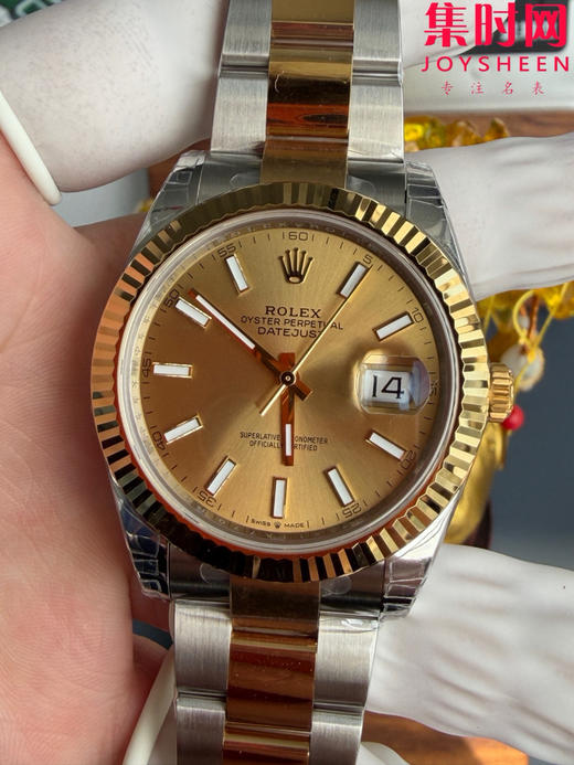 劳力士 VS日志41系列 VS日志V2版 间金款 男士腕表 丹东3235机 板带 三珠带 表径41mm 商品图1