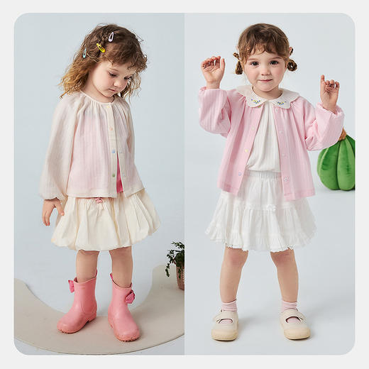 【小树荫】迷你巴拉巴拉女童空调衫宝宝棉软透气遮阳外套2026夏 商品图3