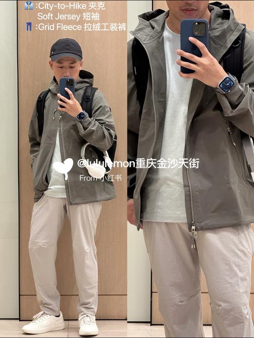 付款减库存，只有145件！！！轻量硬壳冲锋衣Lululemon City-to-Hike Waterproof Jacket 城市徒步夹克 商品图2