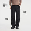 墨麦客大口袋拉褶加绒休闲裤男2025冬季新款美式工装裤子男91523 商品缩略图2