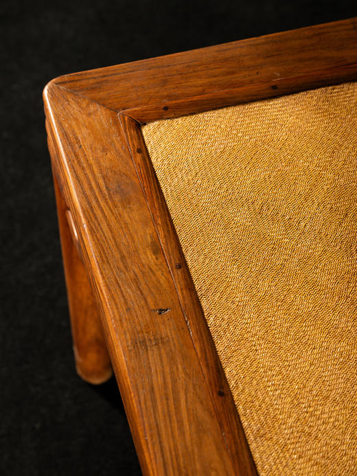 清	黄花梨圆包圆如意卡子花大方凳 商品图3