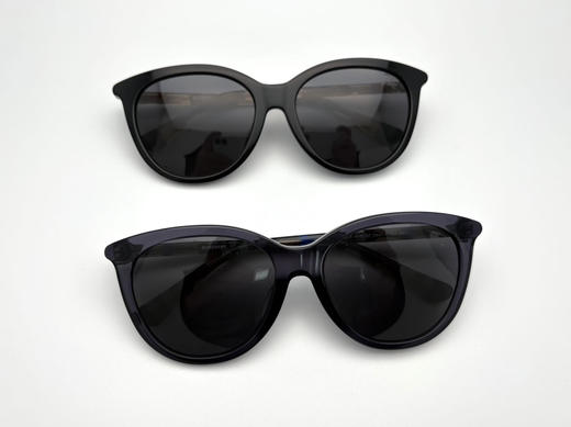 328-7 独家圆正 BB复古圆框格纹镜腿 时髦墨镜 防晒太阳镜 轻便舒适 商品图1