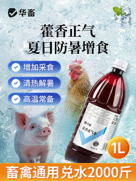 藿香正气水1L 增加采食 清热解暑 高温常备