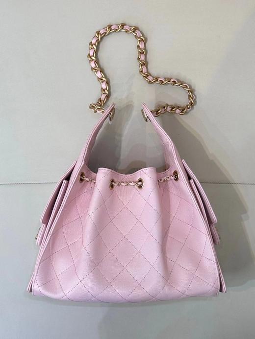 香奈儿 25bag 抽绳水桶包 粉色 小号（LZ） 商品图4
