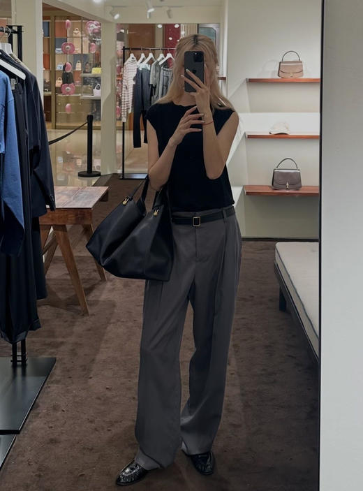 老钱风本命The Row同款双面头层牛皮腰带朱珠同款 商品图4