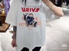 原单，无吊牌， EVISU 锦鲤印花短袖正面红色EVISU字母+卡通人物+锦鲤图案     锦鲤短袖 商品缩略图5