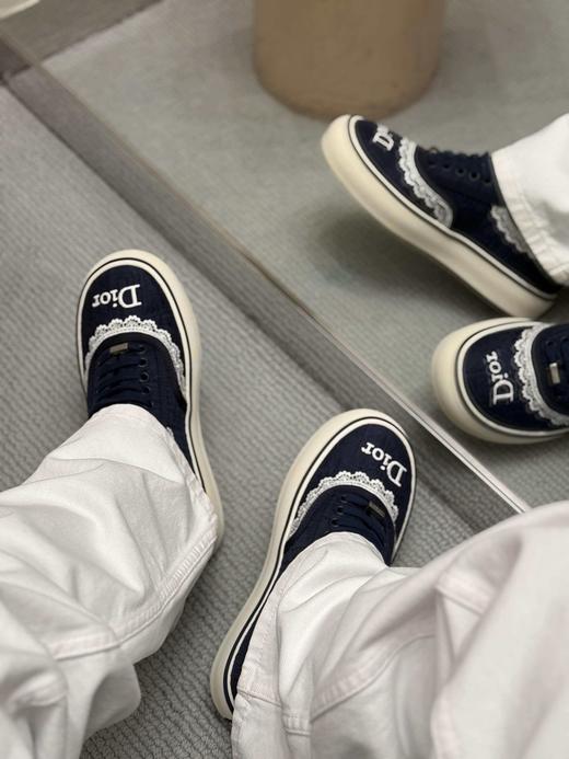 迪奥 2026SS最新款刺绣帆布运动鞋 商品图2
