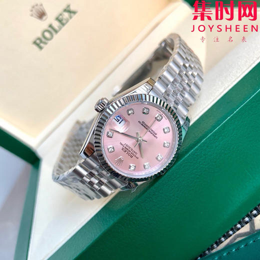 劳力士GS日志型系列 女款31mm 日志31系列 粉盘钻面 霉粉 女士腕表 搭载改Cal.2236全自动机械机芯 商品图3