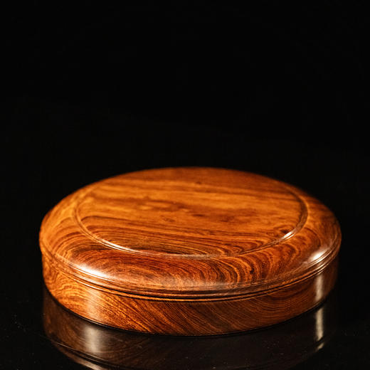 黄花梨一木整挖盖盒 商品图1