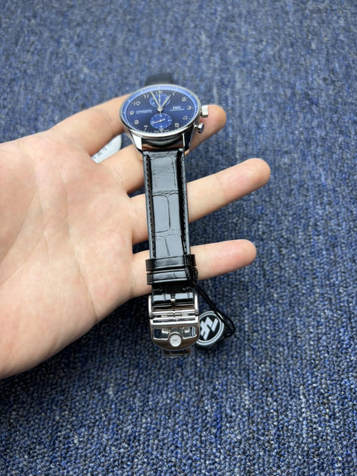 ZF万国葡萄牙计时系列IW371606 蓝色盘 ZF葡计V2版透底款 葡计背透款 丹东7750机 男士腕表 商品图7