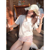 <曾小咸推荐>卡通印花圆领T恤条纹半身裙【预售7-15天发货】 商品缩略图0