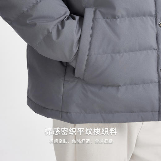 墨麦客男装工装衬衫款式羽绒服男2025冬新款翻领男士羽绒服88762 商品图3