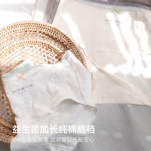 靴下物日系蕾丝短裤内裤女纯棉全棉10A级抑菌高弹三角裤舒适透气 商品图3