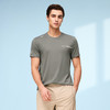 【抗起球】德鲨休闲短袖圆领T恤男青年2026夏新款百搭上衣打底衫 商品缩略图1