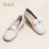 信诺妈妈鞋真皮女鞋中老年一脚蹬单鞋软底舒适小皮鞋2026春季新款6C9317-30 商品缩略图3