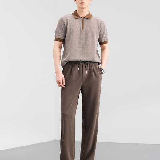 【门店同款】MAXNEW简约风男士休闲裤夏季薄款直筒长裤百搭通勤 商品图3