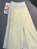 原单新款亚麻天丝垂感阔腿直筒女神裤 商品缩略图4