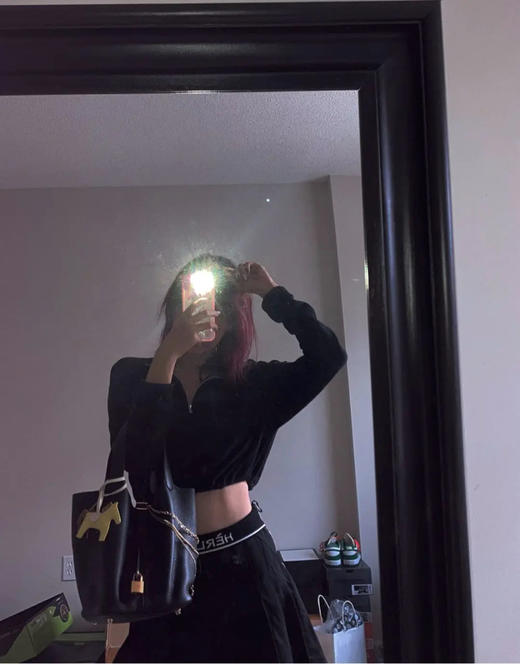 爱马仕 菜篮子22 黑色 金扣 togo皮 手提包 商品图3