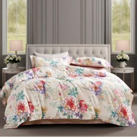 ————————纯面四件套-陌上流苏1.5*1.8m 被套203*229 床单230*240 枕套74*48*2（代发））