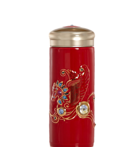 ————————乾唐轩吉星皇家飞马随身杯 330ml（浅水蓝，中国红，雪白，下单自行备注颜色） (代发）