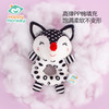 Happy monkey新生儿手摇铃婴儿玩具响铃宝宝黑白玩具狐狸大象摇铃 商品缩略图1