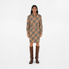 【三】BURBERRY 巴宝莉 女士 Vintage 格纹棉质衬衫式连衣裙 格子 8086610 B9368 商品缩略图3