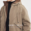 墨麦客男装仿水貂连帽外套男2025冬新款拉链口袋加厚夹克男81560 商品缩略图3