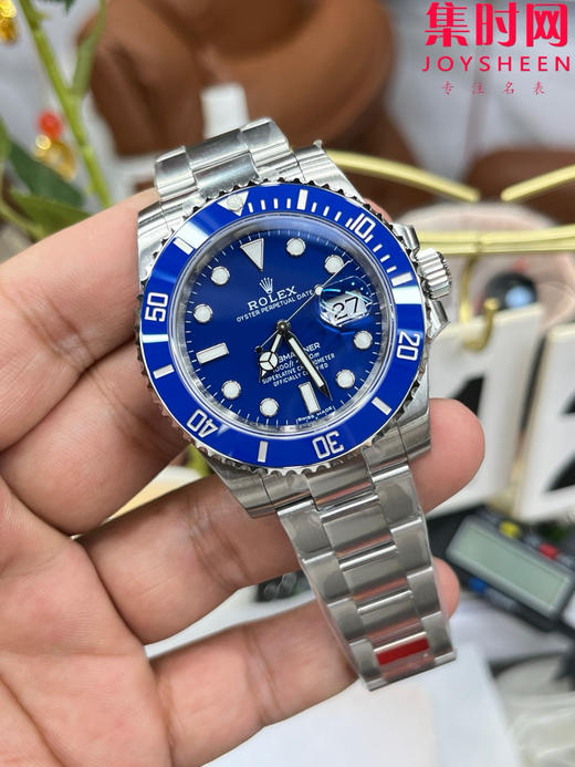 VS劳力士潜航者型"蓝水鬼" 丹东3135机 VS蓝水鬼40 二代水鬼 男士腕表 商品图2