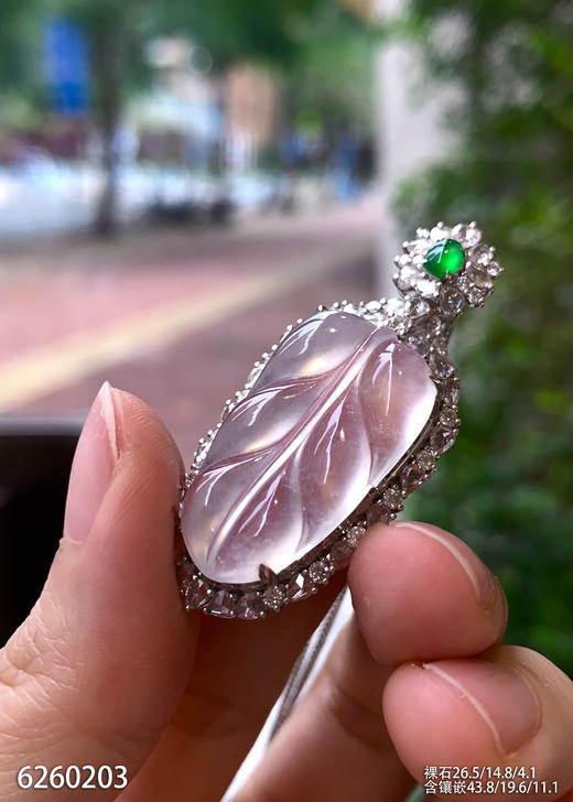 6260203，叶子吊坠。具体价格微信咨询 商品图2