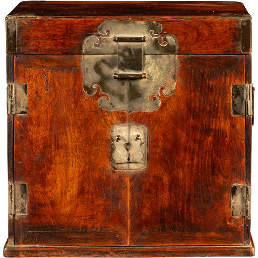 清早期	黄花梨平顶官皮箱 商品图5